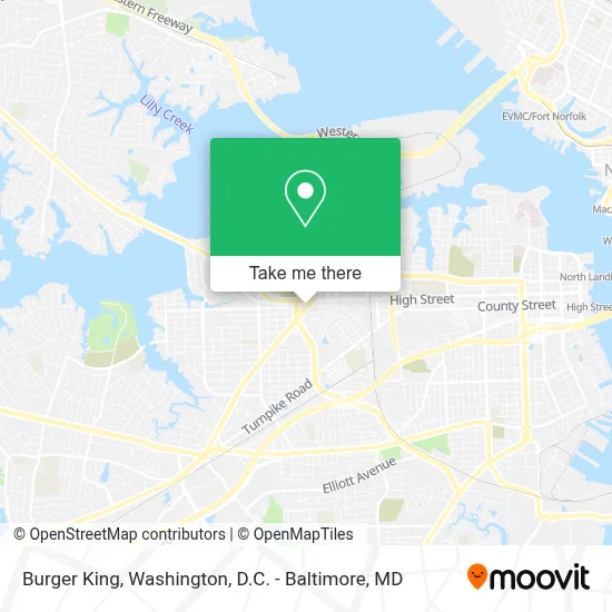 Burger King map