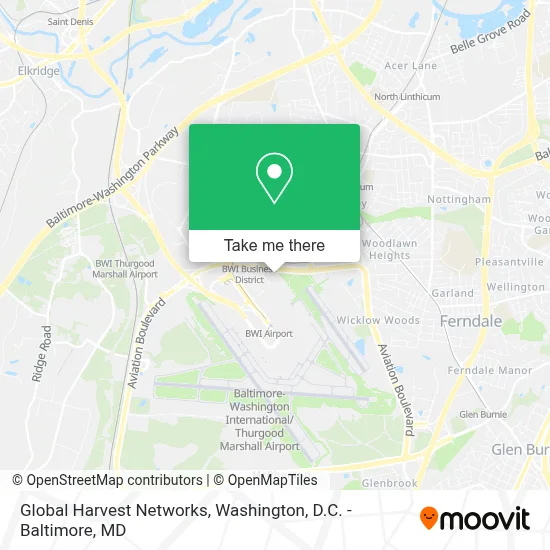 Global Harvest Networks map