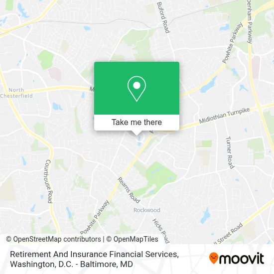 Retirement And Insurance Financial Services map