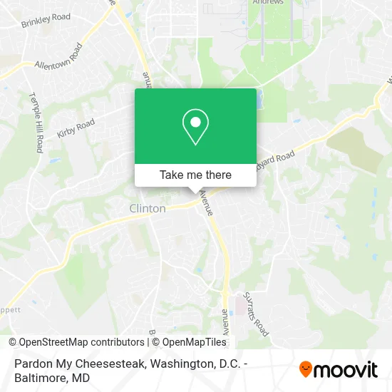 Pardon My Cheesesteak map
