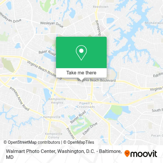 Walmart Photo Center map