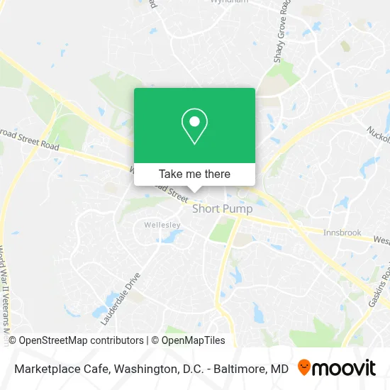 Marketplace Cafe map