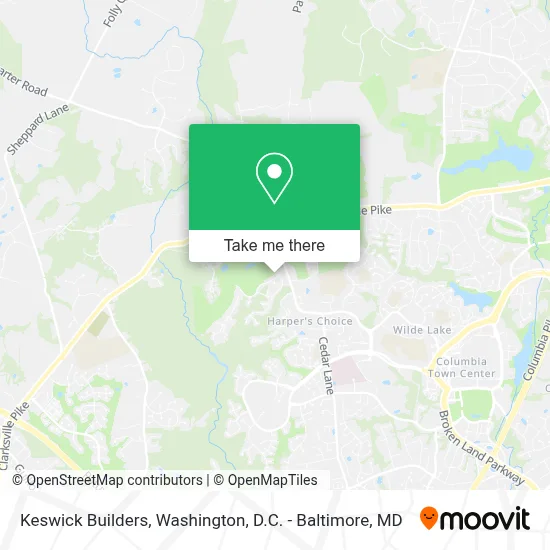 Keswick Builders map