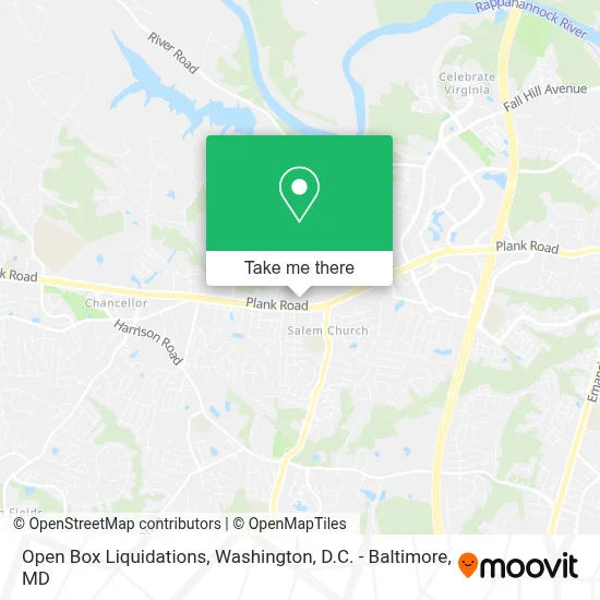 Open Box Liquidations map