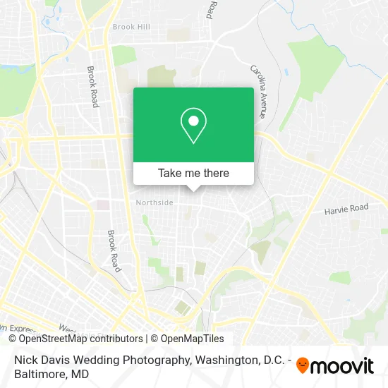 Nick Davis Wedding Photography map