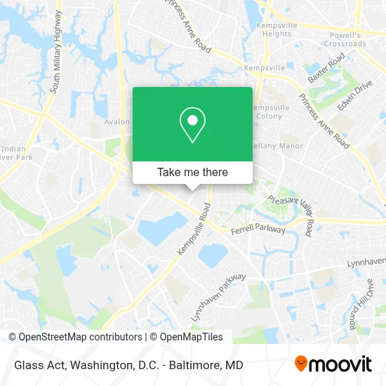 Glass Act map