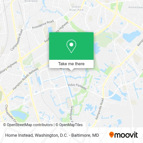 Home Instead map