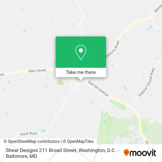 Shear Designs 211 Broad Street map