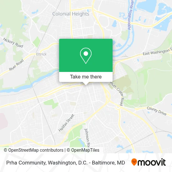 Prha Community map