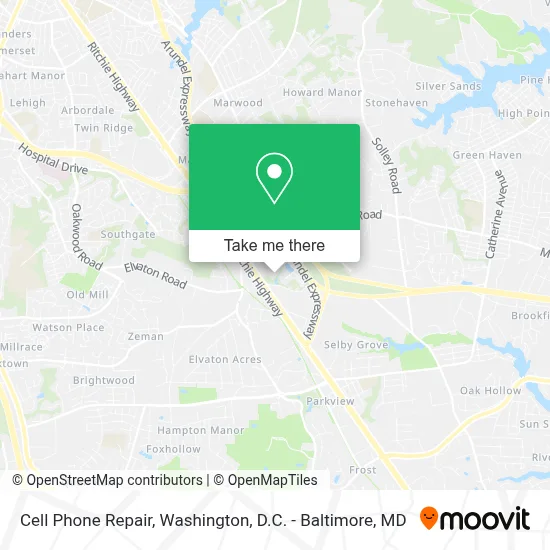 Cell Phone Repair map