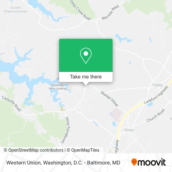 Western Union map