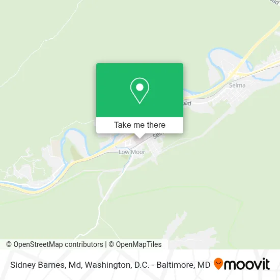 Sidney Barnes, Md map
