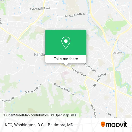 Kfc map