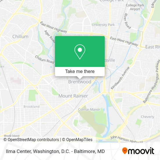 Ilma Center map