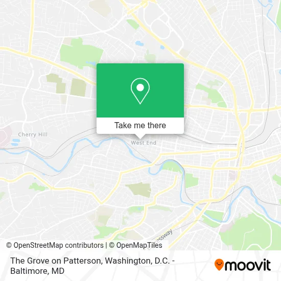 The Grove on Patterson map