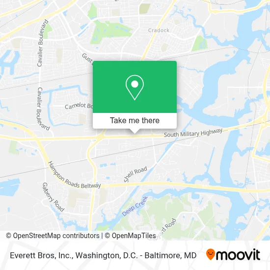 Everett Bros, Inc. map