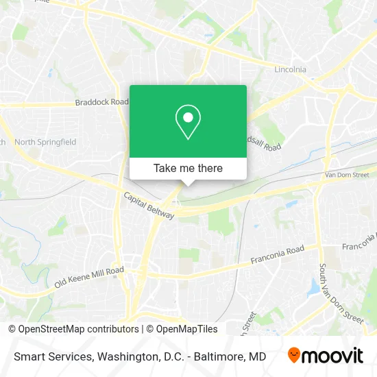 Smart Services map