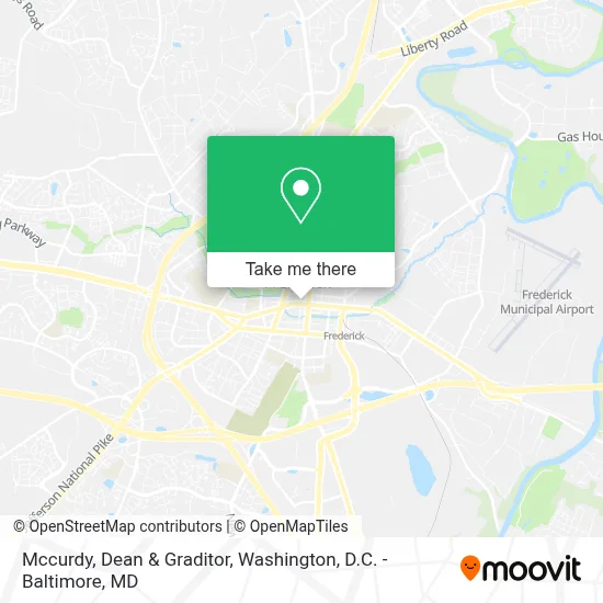 Mccurdy, Dean & Graditor map