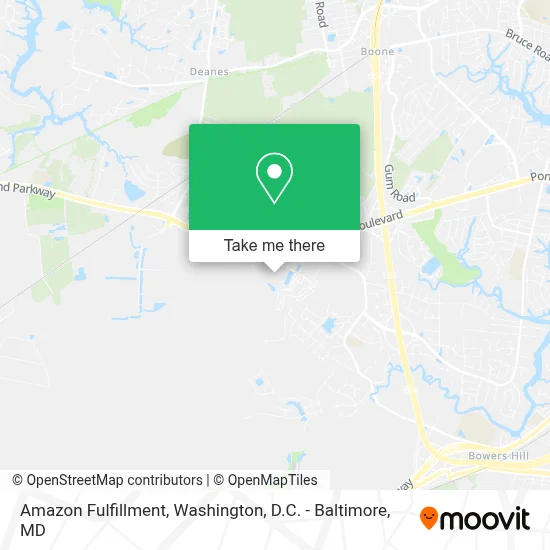 Amazon Fulfillment map