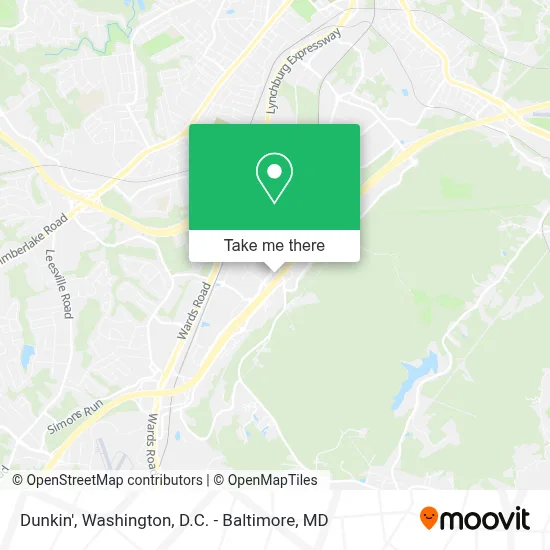 Dunkin' map