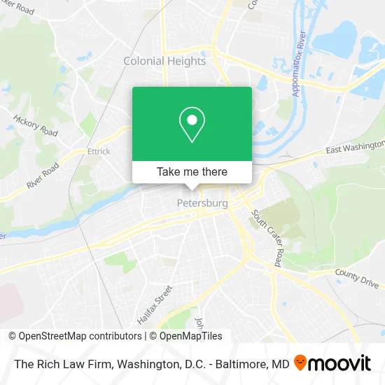 The Rich Law Firm map
