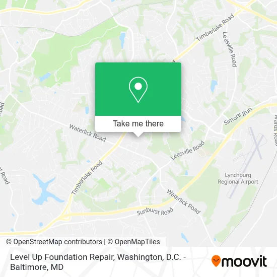 Level Up Foundation Repair map