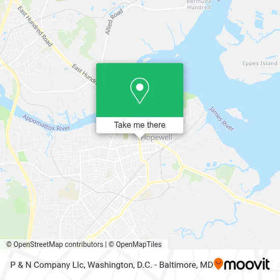 P & N Company Llc map