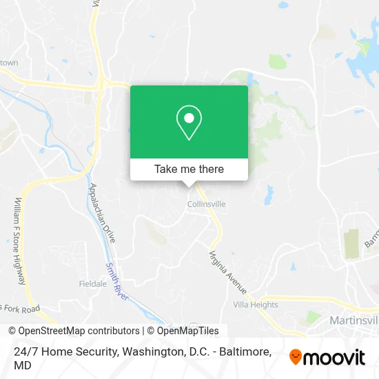 24/7 Home Security map