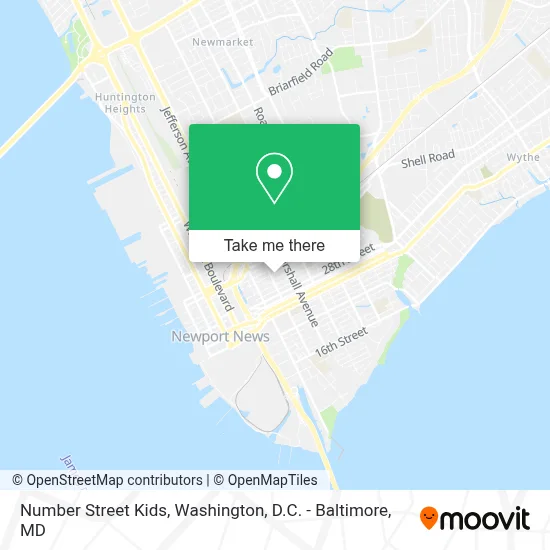 Number Street Kids map