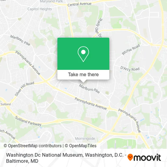 Washington Dc National Museum map