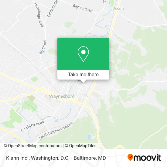 Klann Inc. map