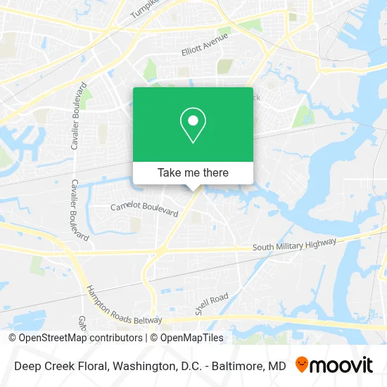 Deep Creek Floral map