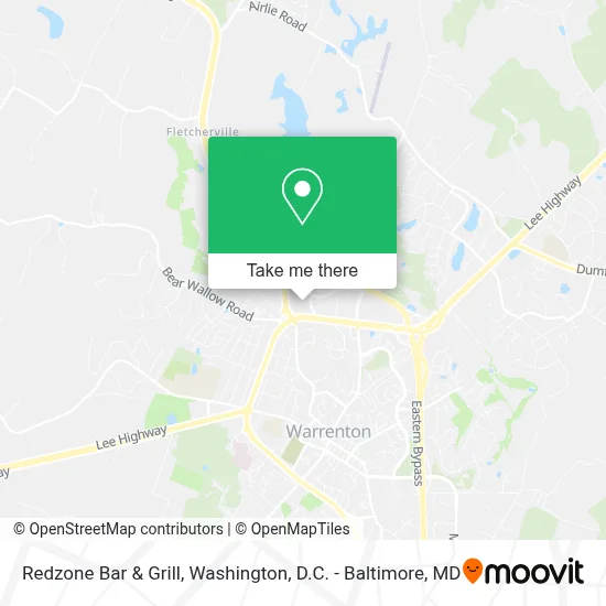 Redzone Bar & Grill map