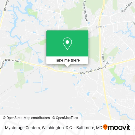 Mystorage Centers map