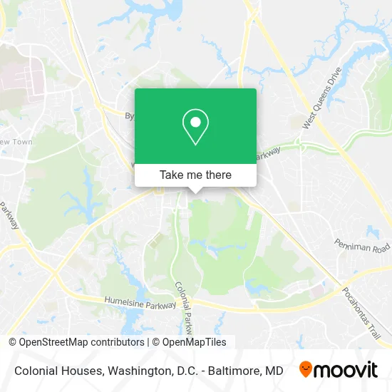 Colonial Houses map