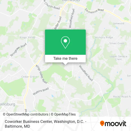Coworker Business Center map