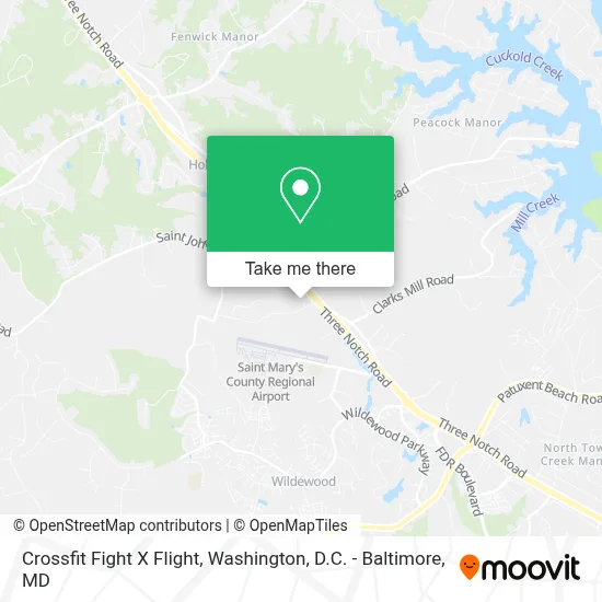 Crossfit Fight X Flight map