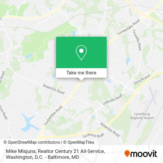 Mike Misjuns, Realtor Century 21 All-Service map