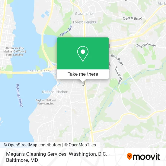 Megan's Cleaning Services map