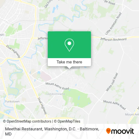 Meethai Restaurant map