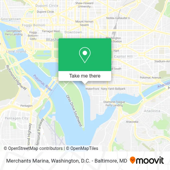 Merchants Marina map