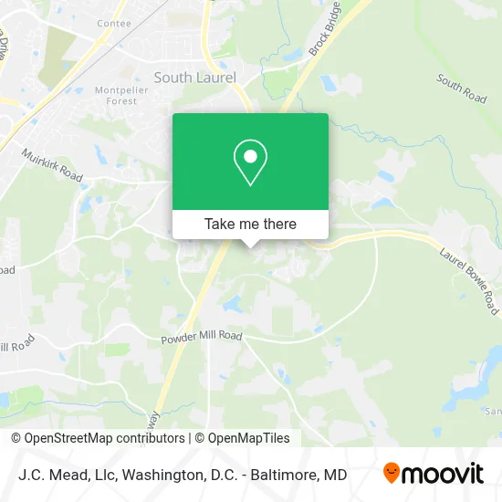 J.C. Mead, Llc map