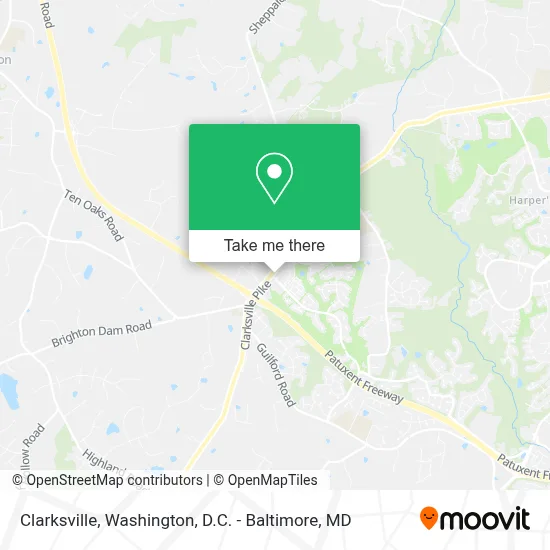 Clarksville map