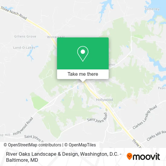 River Oaks Landscape & Design map