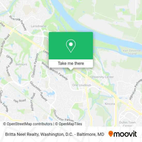 Britta Neel Realty map