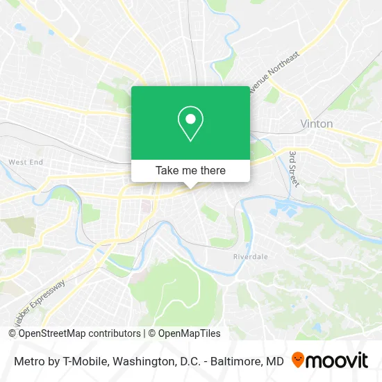 Metro by T-Mobile map
