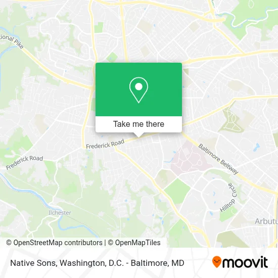 Native Sons map
