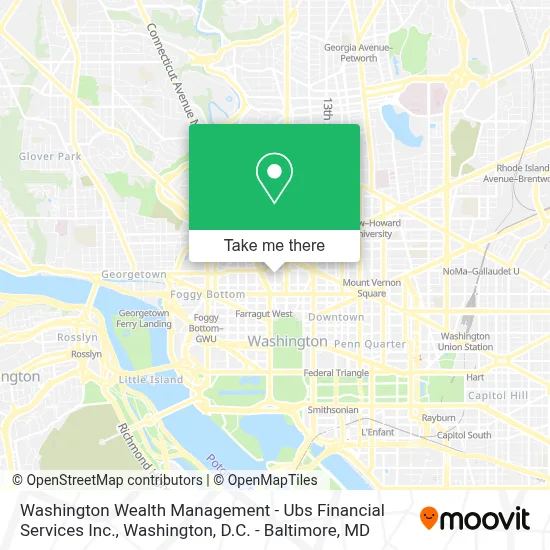 Washington Wealth Management - Ubs Financial Services Inc. map