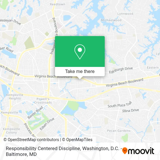 Responsibility Centered Discipline map