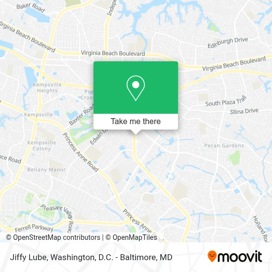 Jiffy Lube map